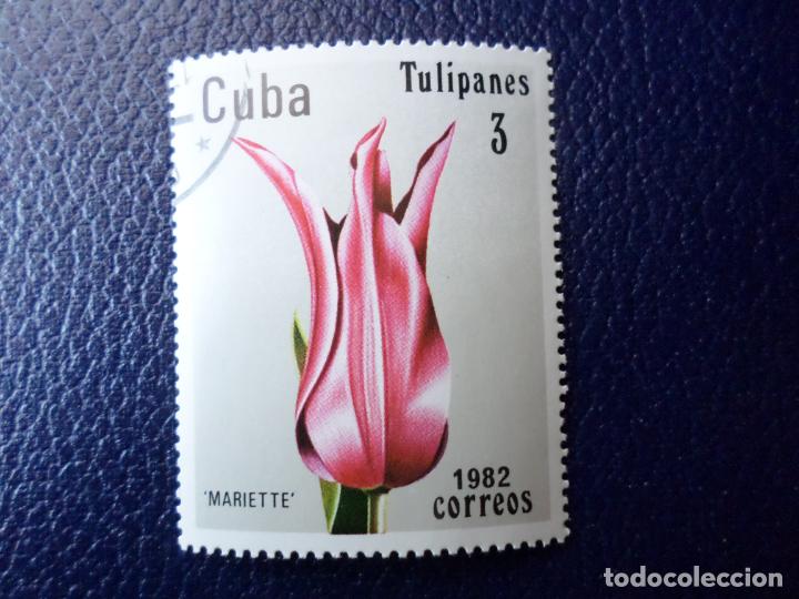 Sellos: .cuba, 1982, tulipanes, Yvert 2347 - Foto 1