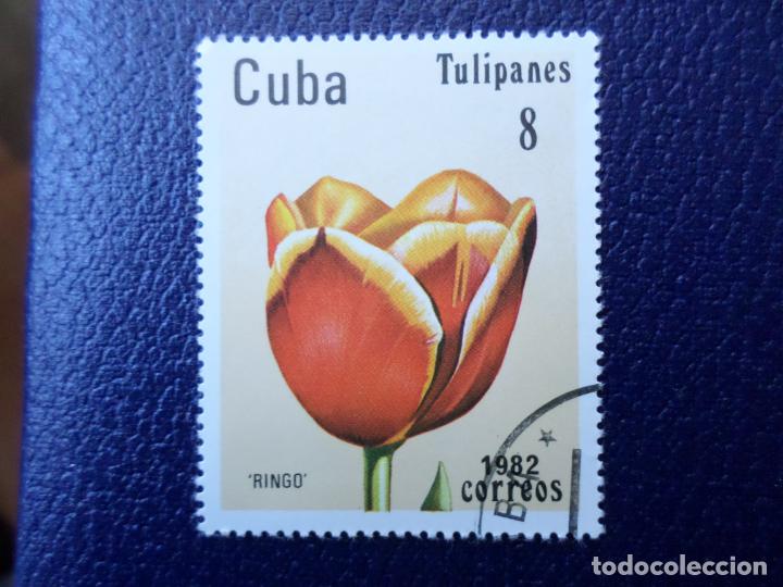 Sellos: .cuba, 1982, tulipanes, Yvert 2348 - Foto 1