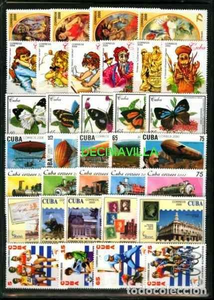 Sellos: CUBA, 2000, A&Ntilde;O NUEVO Y COMPLETO - Foto 1