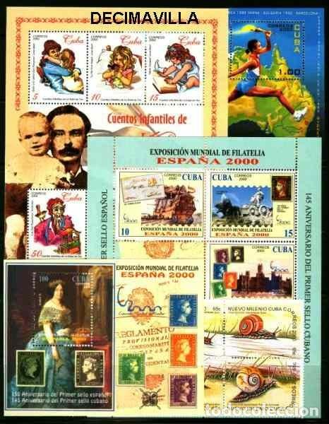 Sellos: CUBA, 2000, A&Ntilde;O NUEVO Y COMPLETO - Foto 3