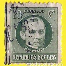 Sellos: CUBA. 1917. JOSE A. SACO. Lote 316033563