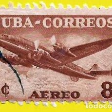 Sellos: CUBA. 1953. AVION LOCKHEED CONSTELLATION. Lote 316036258