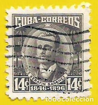 Sellos: CUBA. 1956. SERAFIN SANCHEZ - Foto 1
