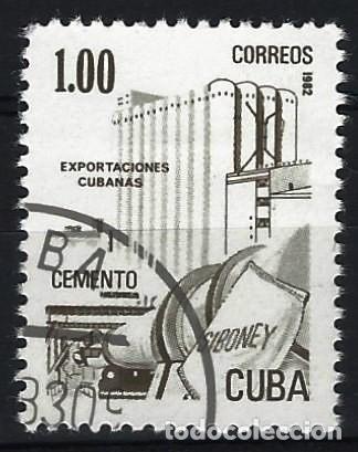Sellos: CUBA 1982 - EXPORTACIONES CUBANAS, CEMENTO - USADO - Foto 1