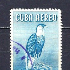 Sellos: 1962 CUBA YVERT 202 A - CORREO AÉREO - FAUNA AVE CARACARA PLANCUS - USADO. Lote 319117383