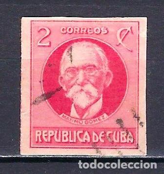 Sellos: 1926 CUBA YVERT 185 A M&Aacute;XIMO G&Oacute;MEZ - SIN DENTAR - USADO - Foto 1