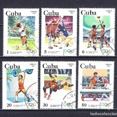 Timbres: 1983 CUBA YVERT 2416/2421 DEPORTES, JUEGOS OLÍMPICOS LOS ÁNGELES '84 - USADOS. Lote 325497378