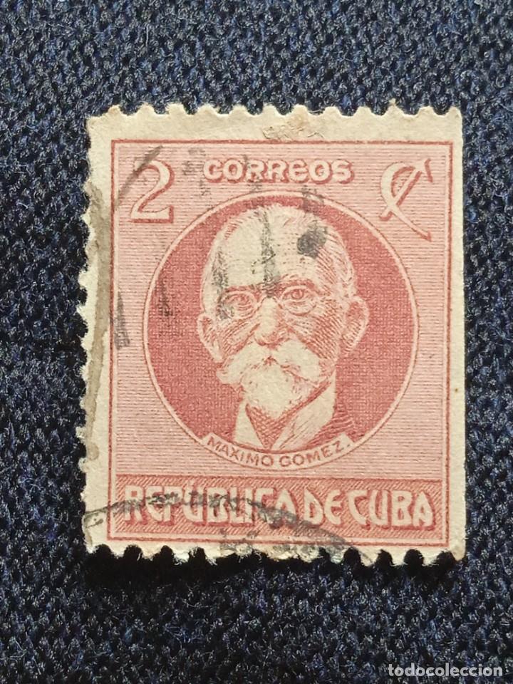 Sellos: CUBA 2 CENTS M&Aacute;XIMO GOMES A&Ntilde;O 1926. - Foto 1