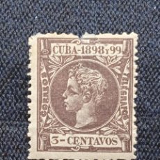 Sellos: CUBA 3 CENTS ALFONSO XIII AÑO 1898.. Lote 325824173