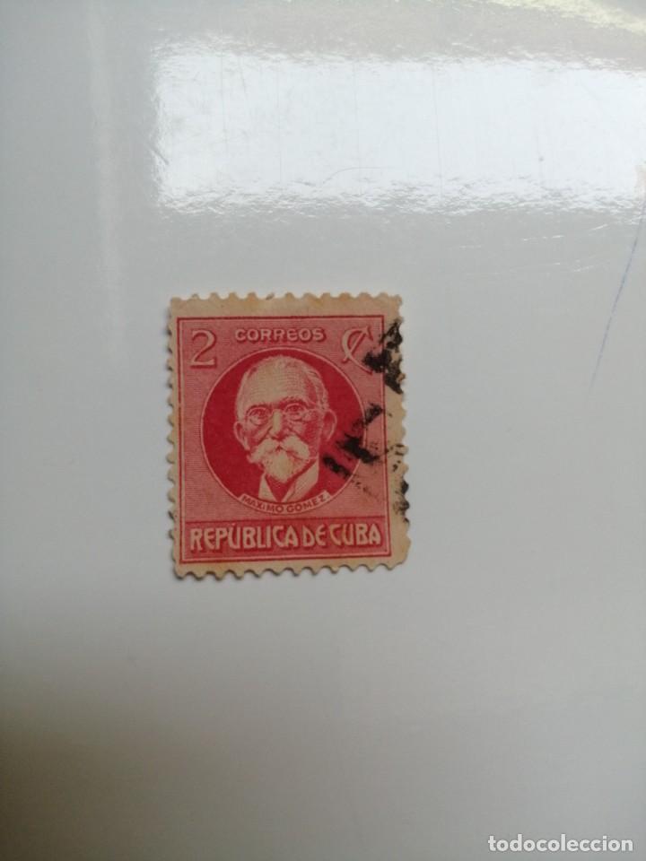 Sellos: CUBA - VALOR FACIAL 2 - A&Ntilde;O 1917 - M&Aacute;XIMO G&Oacute;MEZ - Foto 1