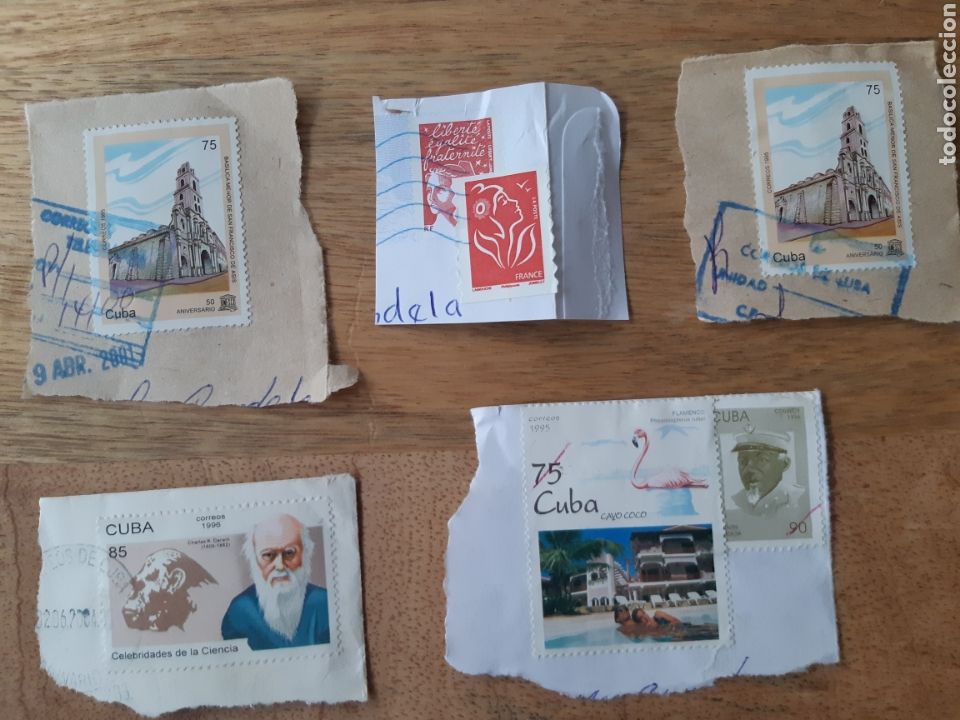 Sellos: Lote de 9 sellos de Cuba - Foto 1