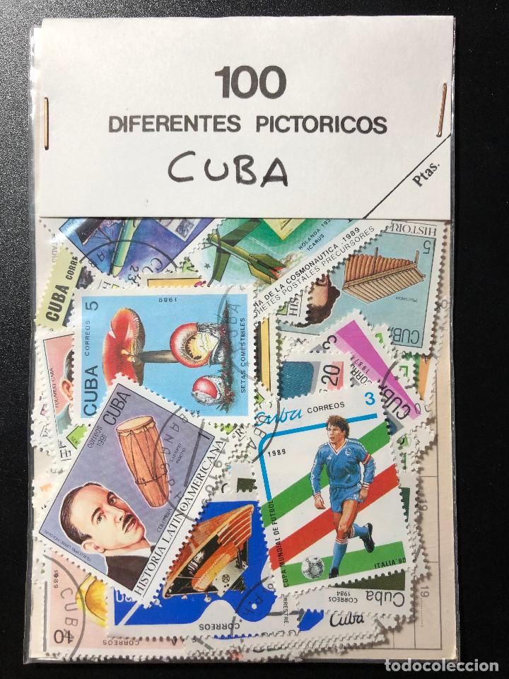 Sellos: 100 SELLOS TEMATICOS CUBA - Foto 1