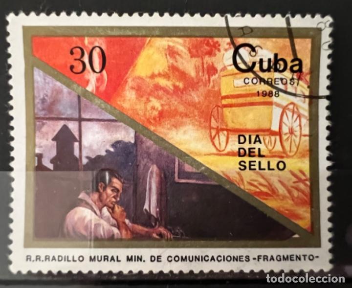 Sellos: Cuba sello 1988 Yvert 2847 - Foto 1