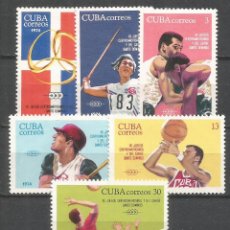 Francobolli: CUBA YVERT NUM. 1740/1745 SERIE COMPLETA NUEVA SIN GOMA