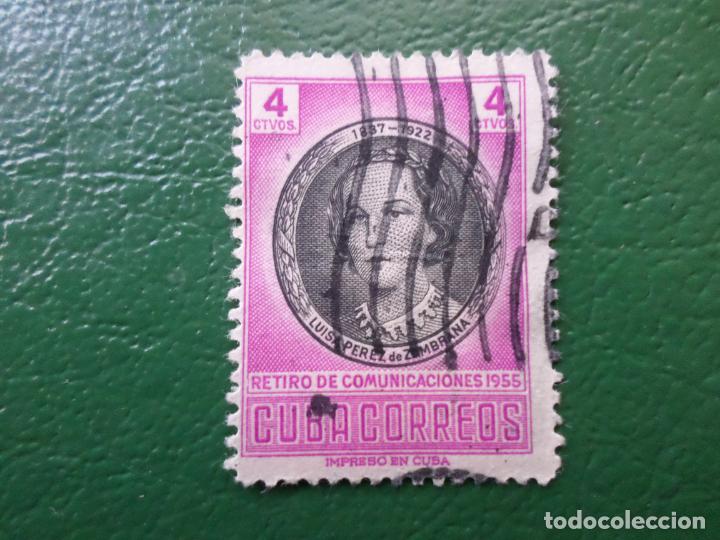 Sellos: :cuba, 1956, retiro de comunicaciones, Yvert 437 - Foto 1