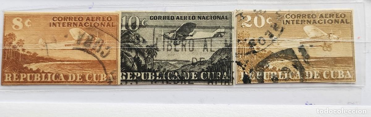 Sellos: CORREO A&Eacute;REO CUBA - Foto 1