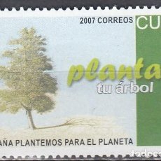 Francobolli: CUBA 2007 - YVERT 4505 ** NUEVO SIN FIJASELLOS - PLANTA UN ÁRBOL. FLORA