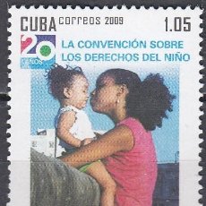 Sellos: CUBA 2009 - YVERT 4762 ** NUEVO SIN FIJASELLOS - CONVENCIÓN DERECHOS DEL NIÑO. UNICEF. Lote 401839589