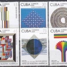 Sellos: CUBA 2009 - YVERT 4714/4719 ** NUEVO SIN FIJASELLOS - ARTE DE NUESTRA AMÉRICA. Lote 401842599