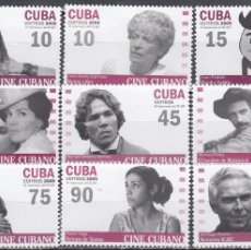 Sellos: CUBA 2009 - YVERT 4726/4734 ** NUEVO SIN FIJASELLOS - CINE CUBANO. Lote 401843544