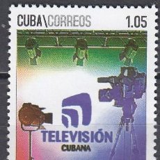 Sellos: CUBA 2010 - YVERT 4904 ** NUEVO SIN FIJASELLOS - ANIV. TELEVISIÓN CUBANA. Lote 401988609