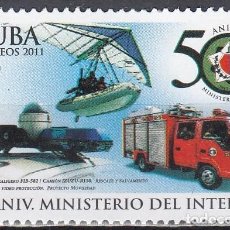 Sellos: CUBA 2011 - YVERT 4965 ** NUEVO SIN FIJASELLOS - 50 ANIV. MINISTERIO DEL INTERIOR. Lote 402110789