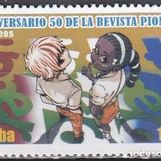 Sellos: CUBA 2011 - YVERT 5006 ** NUEVO SIN FIJASELLOS - 50 ANIV. REVISTA PIONERO. Lote 402112824
