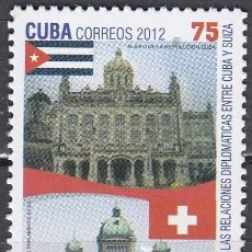 Francobolli: CUBA 2012 - YVERT 5068 ** NUEVO SIN FIJASELLOS - RELACIONES CUBA-SUIZA