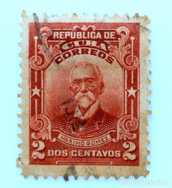 Sellos: Sello postal CUBA 1911 , 2 centavos, M&aacute;ximo G&oacute;mez - Foto 1