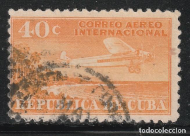Sellos: CUBA // YVERT 9 AEREO // 19319 .. USADO - Foto 1