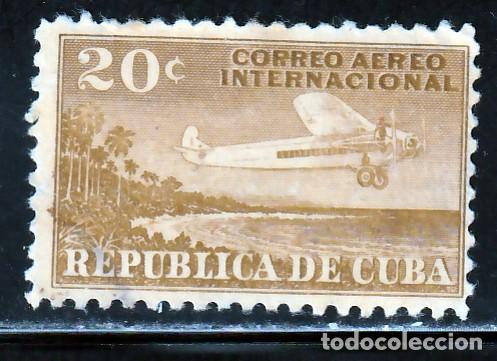 Sellos: CUBA // YVERT 7 AEREO // 1931 .. USADO - Foto 1