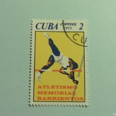 Sellos: CUBA 1972 - DEPORTES - ATLETISMO, MEMORIAL BARRIENTOS.