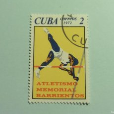 Sellos: CUBA 1972 - DEPORTES - ATLETISMO, MEMORIAL BARRIENTOS.