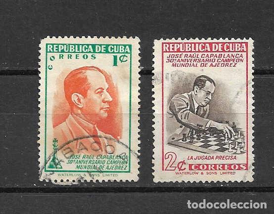 Sellos: sellos de ajedrez de Cuba. del a&ntilde;o1951 - Foto 1