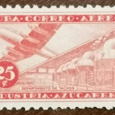 Sellos: USADO CUBA 1954 - PROPAGANDA INDUSTRIA AZUCARERA - 25 C EDIFIL 591 YVERT PA99