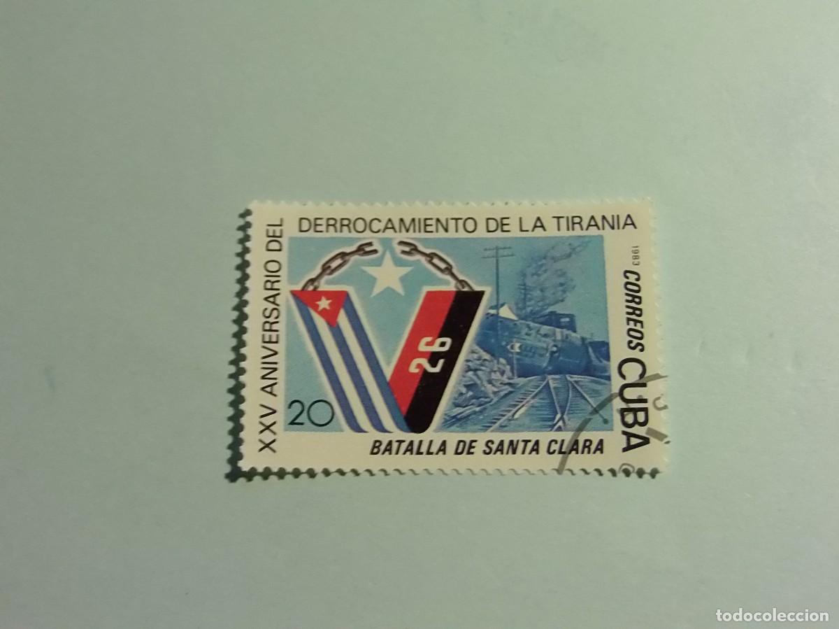 Sellos: CUBA 1983 - EJERCITO - BATALLA DE SANTA CLARA. - Foto 1