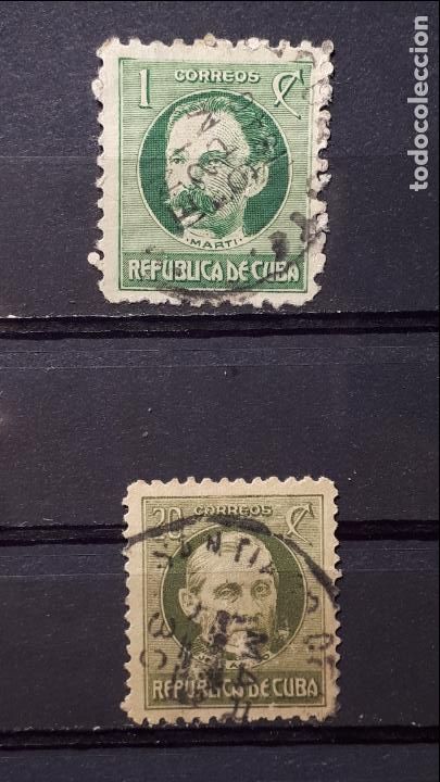 Sellos: CUBA. A&Ntilde;O 1925 &deg;. YVERT 184 Y 189 - Foto 1