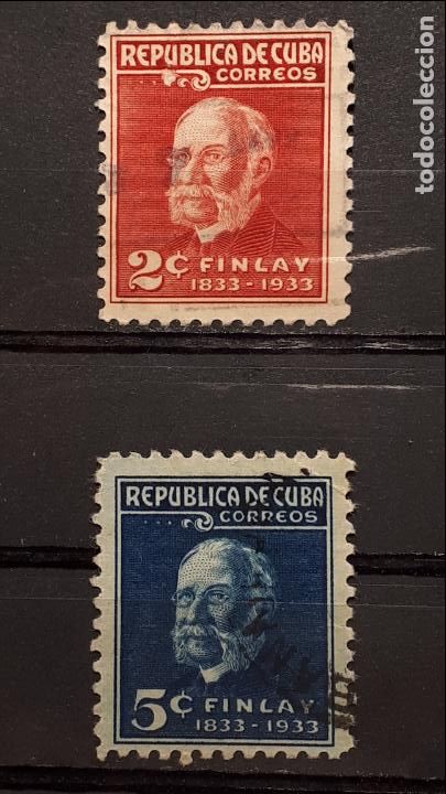 Sellos: CUBA. A&Ntilde;O 1934 &deg; . YVERT 219/20 - Foto 1