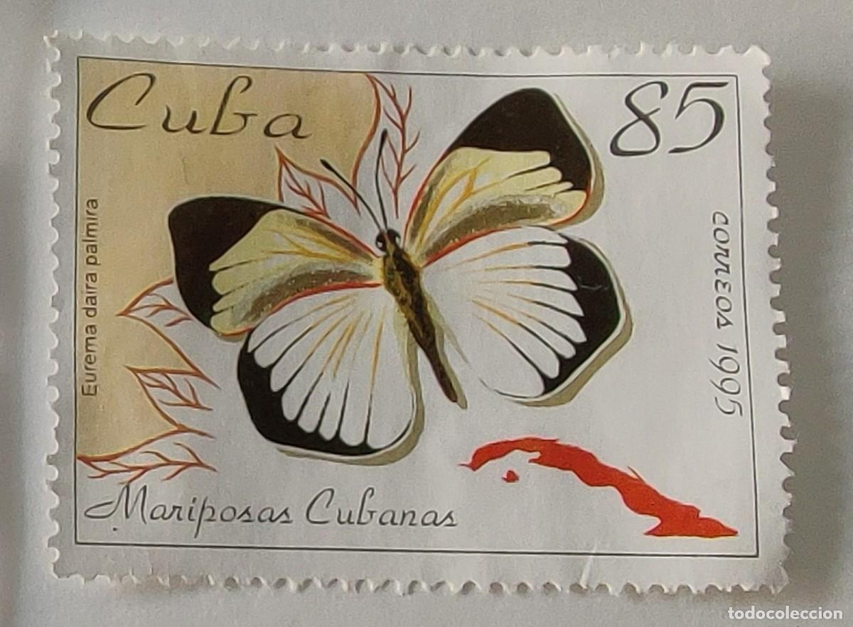 Sellos: Sello de Cuba Mariposas - Foto 1