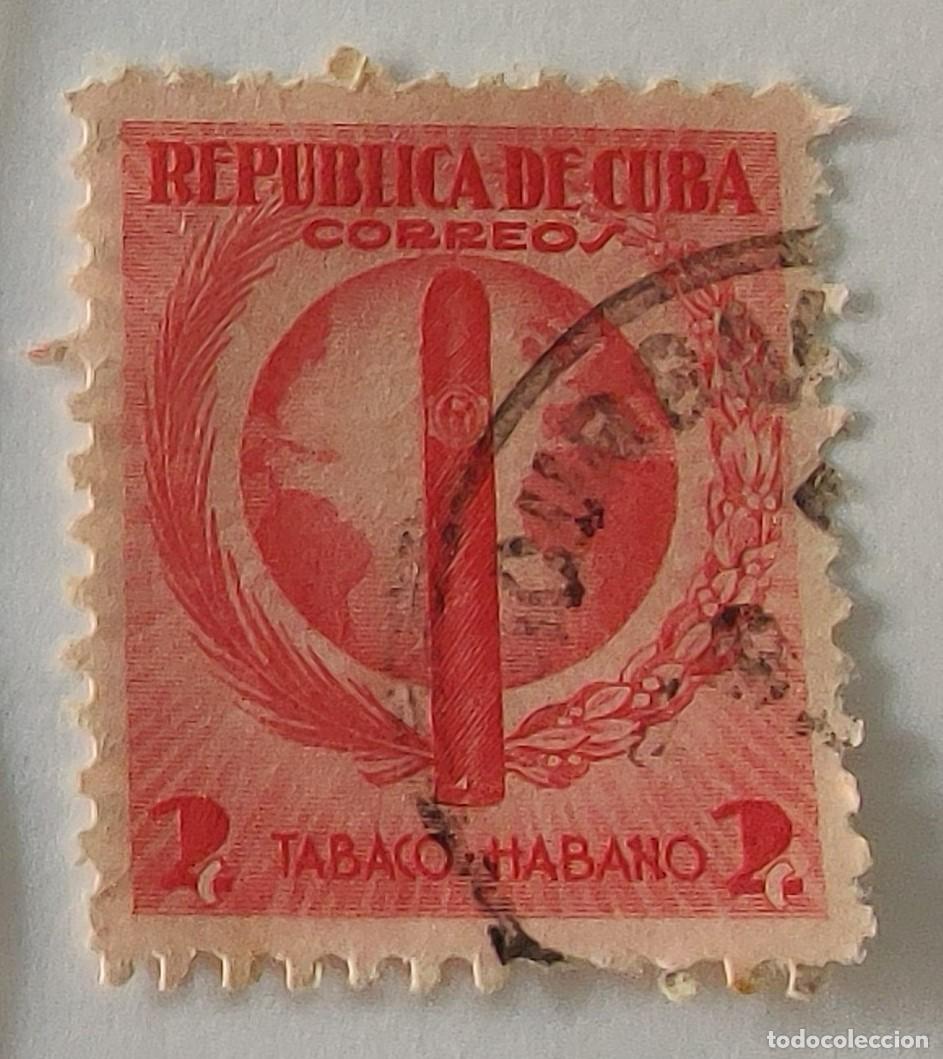Sellos: Sello de Cuba Tabaco Habano - Foto 1