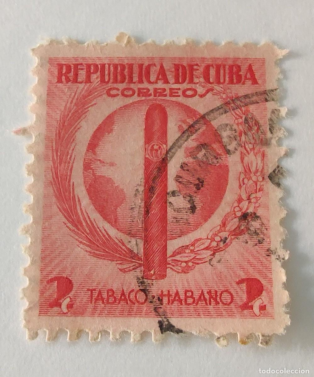 Sellos: Sello de Cuba Tabaco Habano - Foto 2