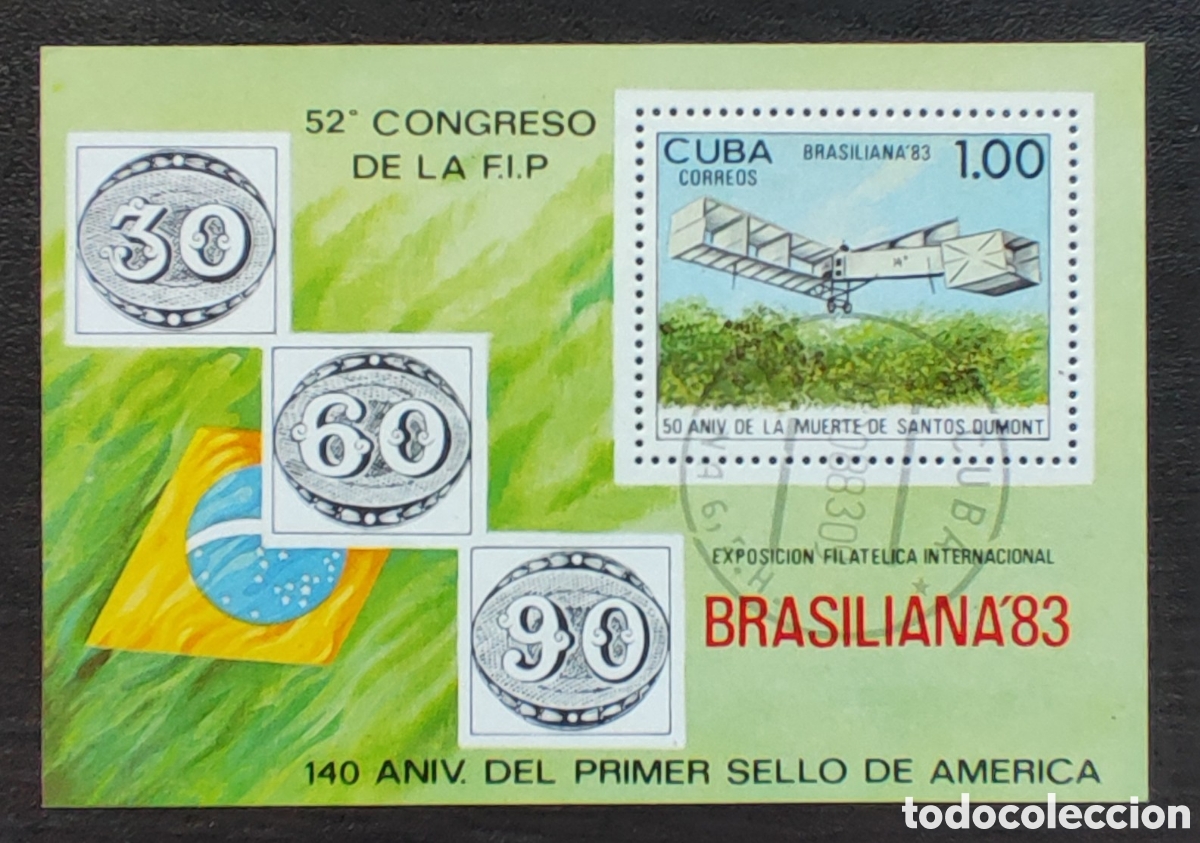 Sellos: Cuba. 1983. Brasiliana 83 - Foto 1