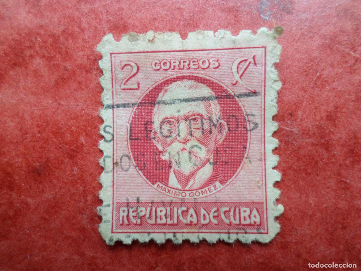 Sellos: :cuba, 1917, maximo gomez, Yvert 176 - Foto 1