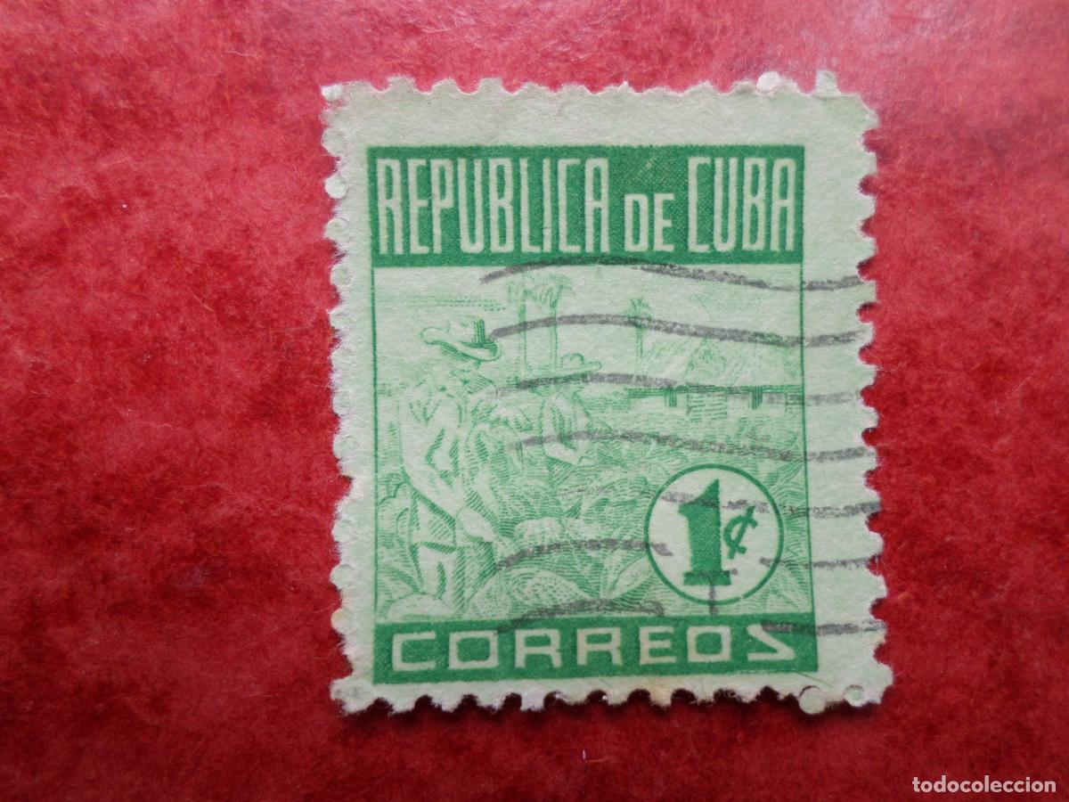 Sellos: :cuba, 1948, industria del tabaco, Yvert 314 - Foto 1