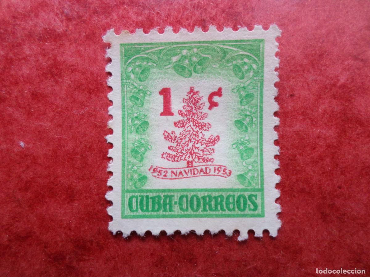 Sellos: :cuba, 1953, navidad, Yvert 381 - Foto 1