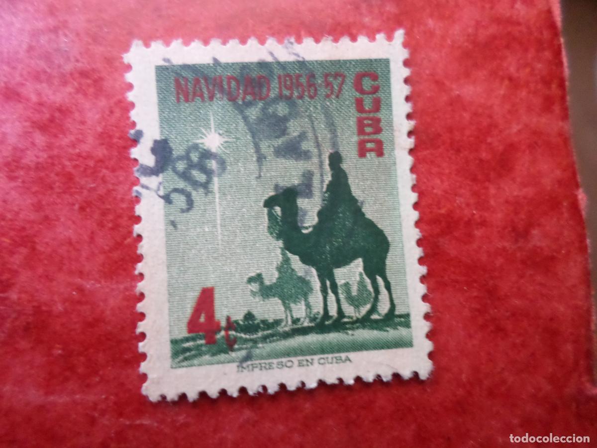 Sellos: :cuba, 1956, navidad, Yvert 446 - Foto 1