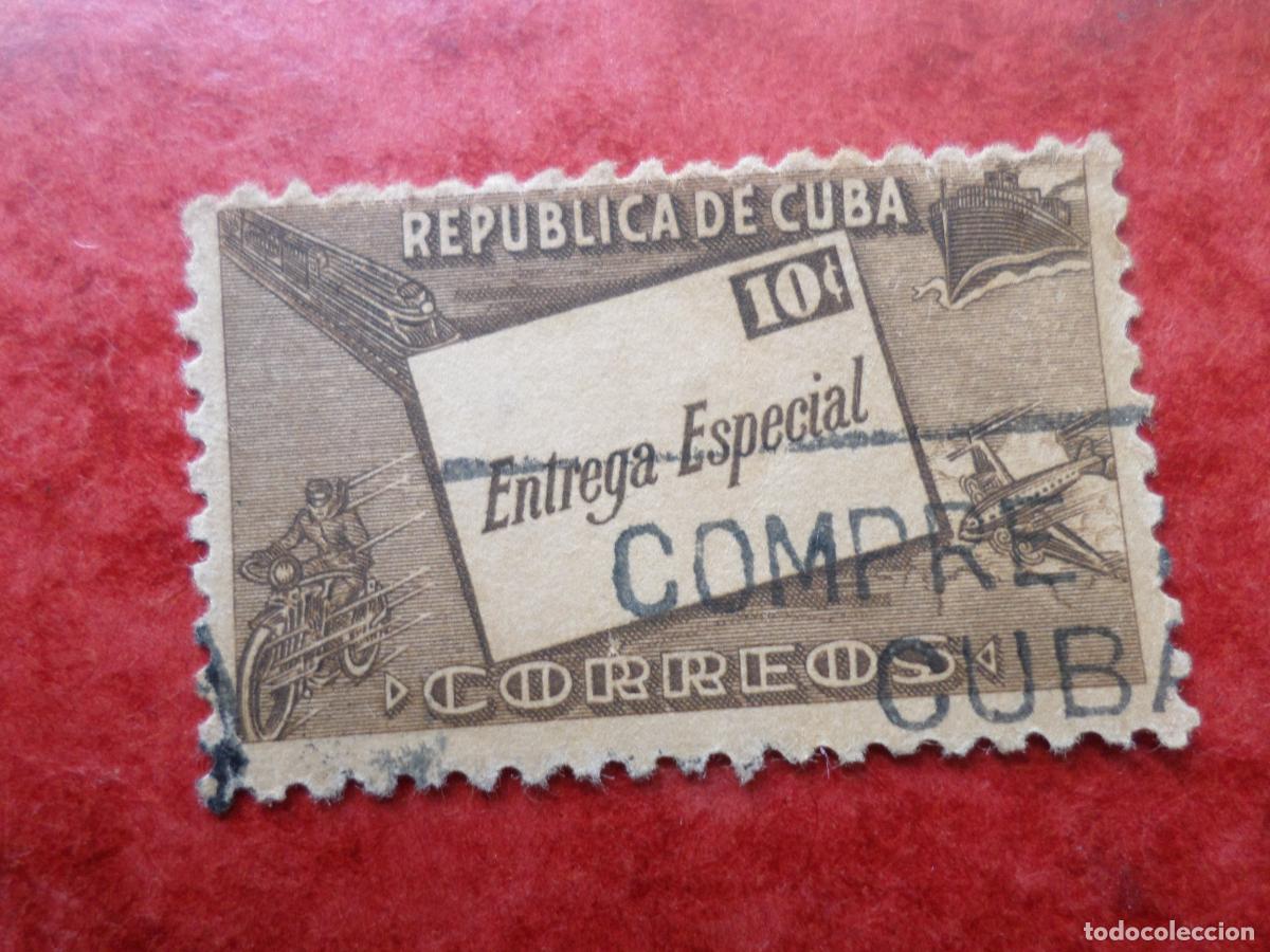 Sellos: :cuba, 1945, Yvert 10 expres - Foto 1