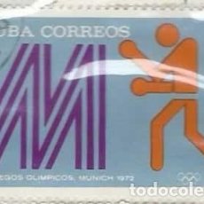 Sellos: ❤️ SELLO ”YO Y EL BOXEO”, 1972, CUBA, 2 CENTAVO CUBANO ❤️