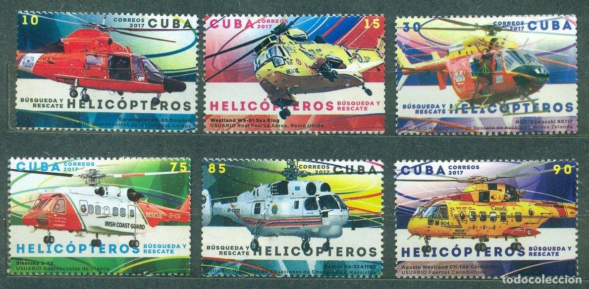 Sellos: 1315 2017 Helic&oacute;pteros Helic&oacute;pteros MNH - Foto 1