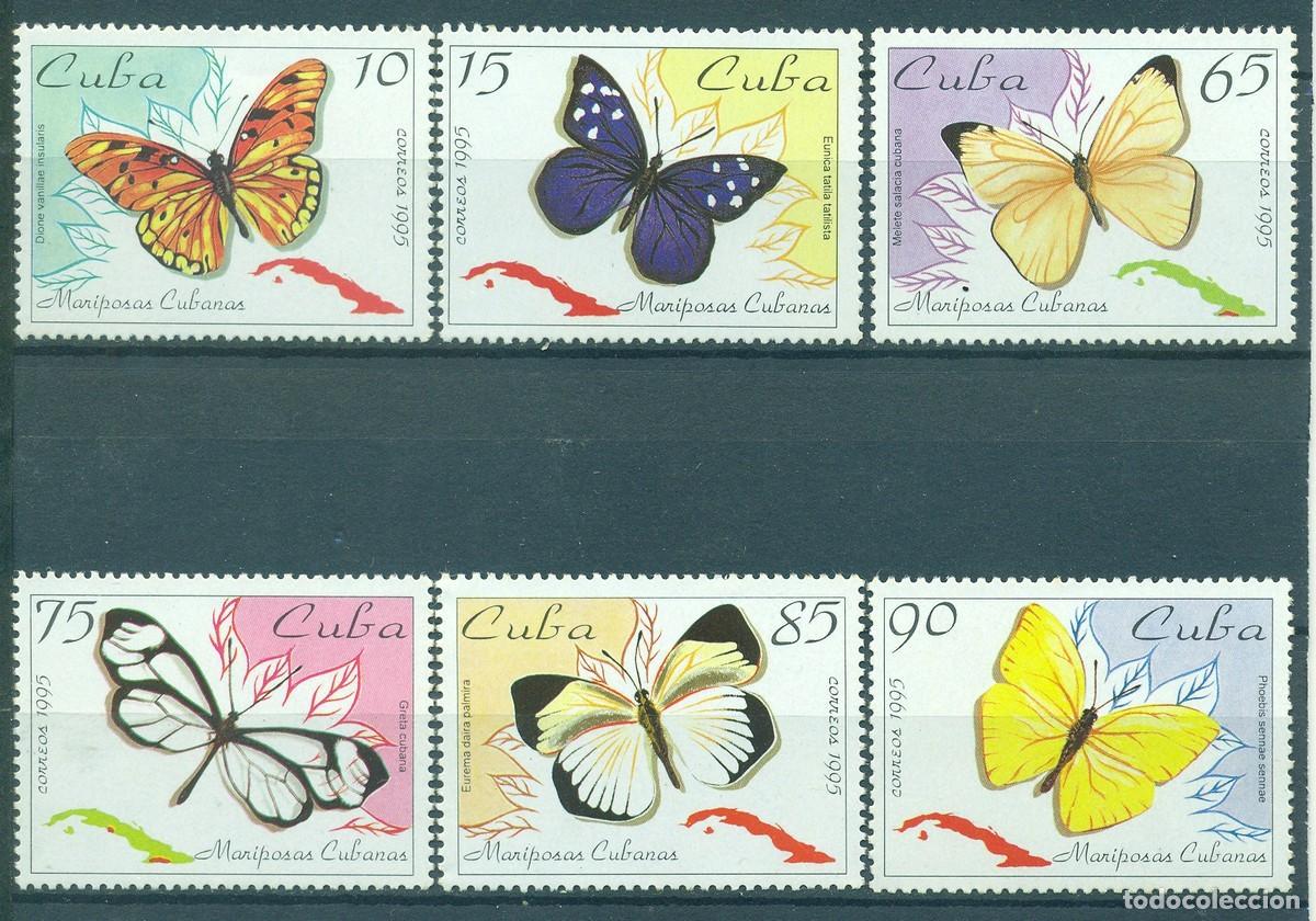 Sellos: 1315 1995 mariposas insectos MNH - Foto 1